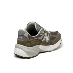 New Balance Sneakers En Cuir|Baskets Décontractées Terrace*U990OG6 *Made in USA* Olive / Grey
