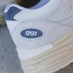 New Balance Sneakers En Cuir|Sneakers Blancs*U991OW2 *Made in England* Wind Chime / White / Frozen Dew / Vanilla Ice