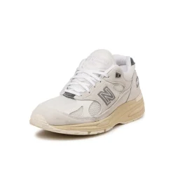 New Balance Sneakers En Cuir|Sneakers Blancs*U991OW2 *Made in England* Wind Chime / White / Frozen Dew / Vanilla Ice