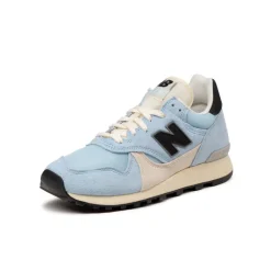 New Balance Sneakers En Cuir|Chaussures De Running Retro*U475PB Light Chrome Blue / Black / Linen