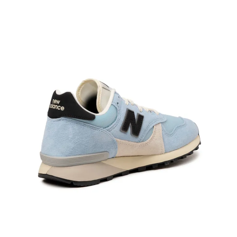 New Balance Sneakers En Cuir|Chaussures De Running Retro*U475PB Light Chrome Blue / Black / Linen