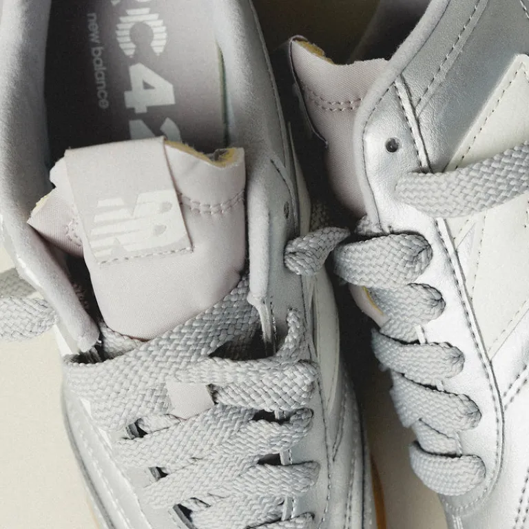 New Balance Sneakers En Cuir*URC42CA Silver Metallic