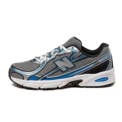 New Balance Sneakers Végétaliens|Chaussures De Running Retro*U740SB2 Slate Grey / Blue Agate / Black / Silver Metallic