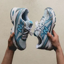 New Balance Sneakers Végétaliens|Chaussures De Running Retro*U740ST2 Blue Agate / White / Sky Blue