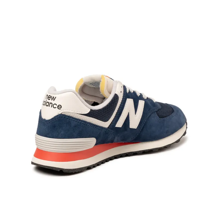 New Balance Sneakers En Cuir|Chaussures De Running Retro*U574VPN Navy
