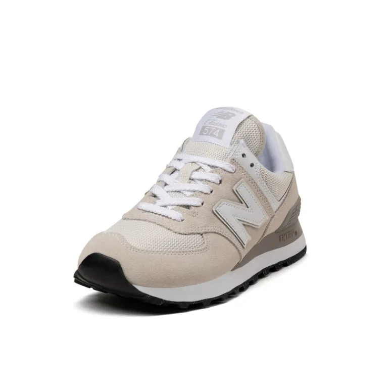New Balance Sneakers En Cuir|Chaussures De Running Retro*WL574EVW Nimbus Cloud / White