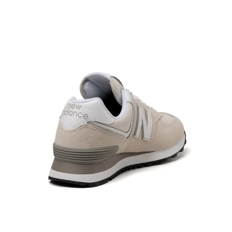 New Balance Sneakers En Cuir|Chaussures De Running Retro*WL574EVW Nimbus Cloud / White