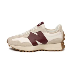 New Balance Sneakers En Cuir|Chaussures De Running Retro*WS327KA Moonbeam / Classic Burgundy