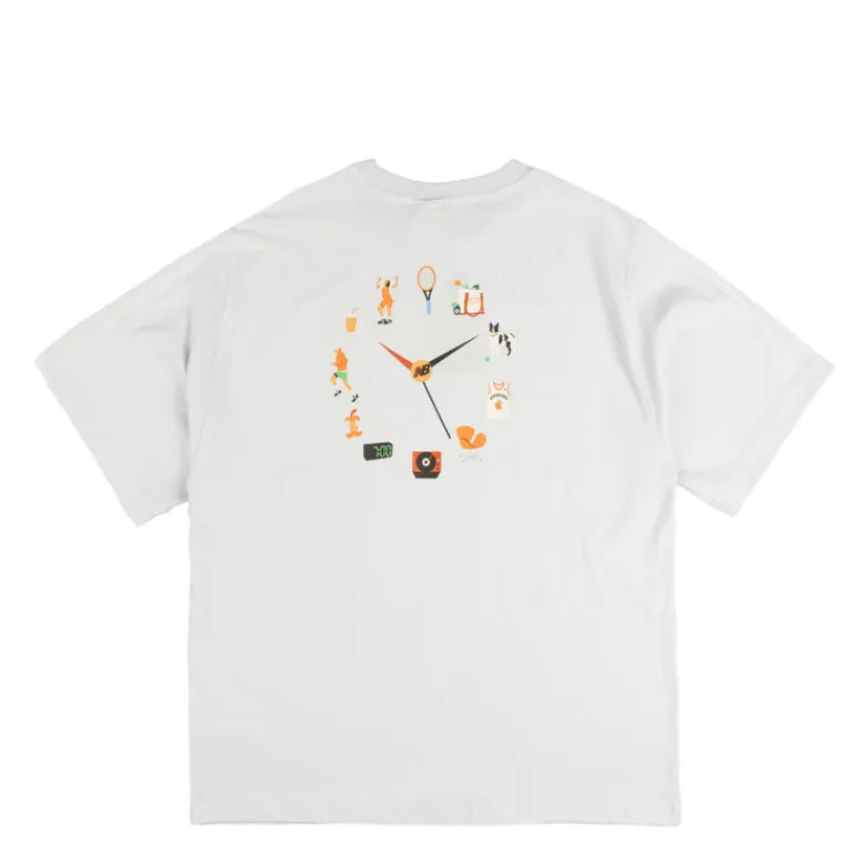 New Balance T-Shirts*x Drake Cereal Clock T-Shirt Ice Blue