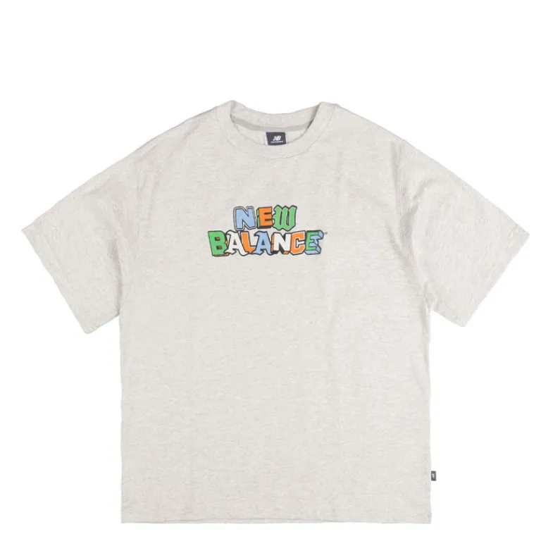 New Balance T-Shirts*x Drake Cereal Multicolor T-Shirt Ash Heather