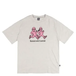 New Balance T-Shirts*x Face Oka Runner T-Shirt Ash Heather
