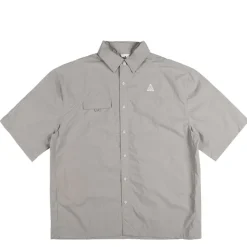 Nike Chemises*ACG *Orb Weaver* Uv Repel Short-Sleeve Shirt College Grey/Football Grey/Summit White