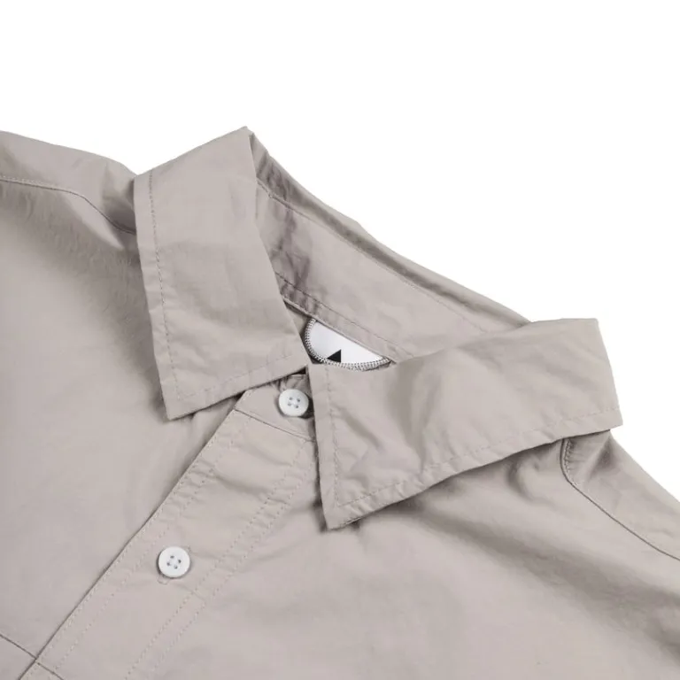 Nike Chemises*ACG *Orb Weaver* Uv Repel Short-Sleeve Shirt College Grey/Football Grey/Summit White