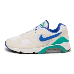 Nike Sneakers En Cuir|Sneakers Blancs*Air 180 White / Medium Blue / Clear Jade II / Black