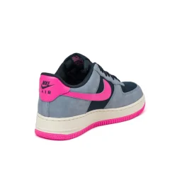 Nike Sneakers En Cuir*Air Force 1 '07 Dark Obsidian / Pink Blast / Ashen Slate