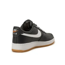 Nike Sneakers En Cuir*Air Force 1 '07 Anthracite / Gum Yellow / Safety Orange / White