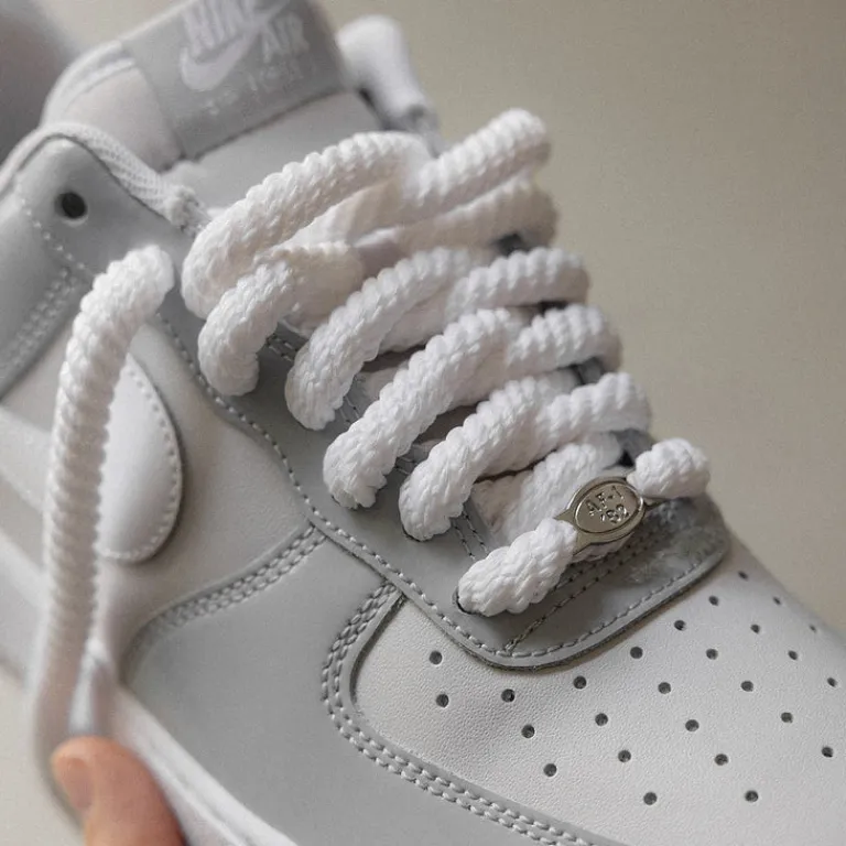 Nike Sneakers En Cuir*Air Force 1 '07 LV8 Wolf Grey / White / Vast Grey