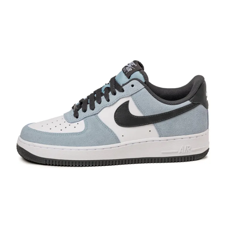 Nike Sneakers En Cuir*Air Force 1 '07 LV8 Light Armory Blue / Anthracite / White