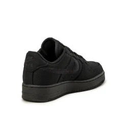 Nike Sneakers Végétaliens*Air Force 1 Low *Canvas* Black / Black