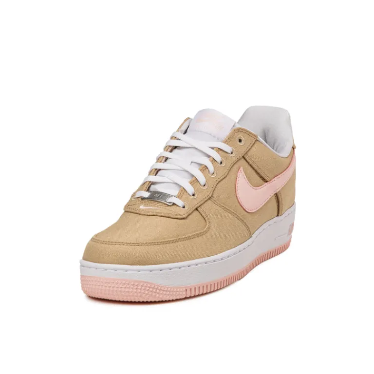 Nike Sneakers En Cuir*Air Force 1 Low Retro *Linen* Linen / Amosphere / White