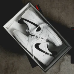 Jordan Sneakers En Cuir|Sneakers Blancs*Nike Air 1 Low 85 White / Black / Neutral Grey