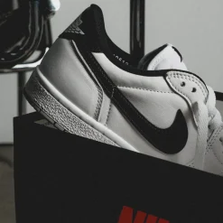 Jordan Sneakers En Cuir|Sneakers Blancs*Nike Air 1 Low 85 White / Black / Neutral Grey