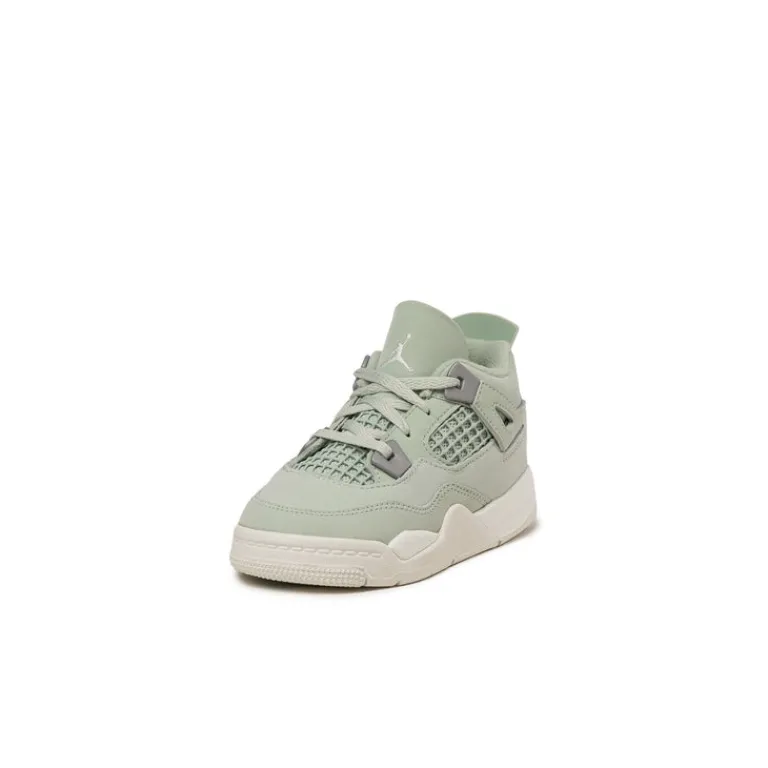 Jordan Sneakers Montantes|Sneakers En Cuir*Nike Air 4 Retro *Abundance* *TD* Seafoam / Sail / Metallic Silver