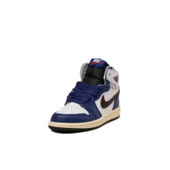 Jordan Sneakers Montantes|Sneakers En Cuir*Nike Air 1 Retro High OG *Rare Air* *TD* White / Black / Neutral Grey / Deep Royal Blue