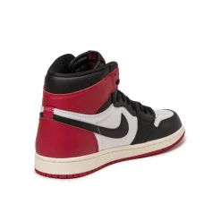 Jordan Sneakers Montantes|Sneakers En Cuir*Nike Air 1 Retro High OG *Black Toe* White / Black / Varsity Red / Sail