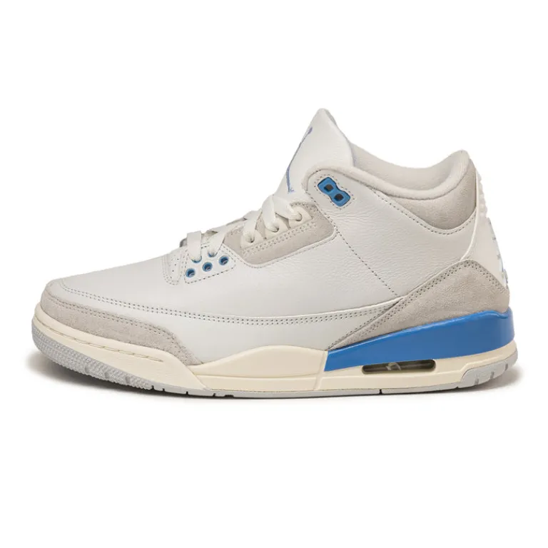 Jordan Sneakers Montantes|Sneakers En Cuir*Nike Air 3 Retro *Lucky Shorts* Summit White / Hdydrogen Blue / Legend Blue
