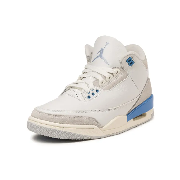Jordan Sneakers Montantes|Sneakers En Cuir*Nike Air 3 Retro *Lucky Shorts* Summit White / Hdydrogen Blue / Legend Blue