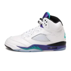 Jordan Sneakers Montantes|Sneakers En Cuir*Nike Air 5 Retro OG *Grape* White / New Emerald / Grape Ice / Black