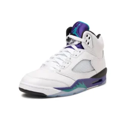 Jordan Sneakers Montantes|Sneakers En Cuir*Nike Air 5 Retro OG *Grape* White / New Emerald / Grape Ice / Black