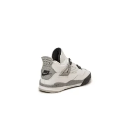 Jordan Sneakers Montantes|Sneakers En Cuir*Nike Air 4 Retro *White Cement* *TD* Summit White / Fire Red / Tech Grey / Black