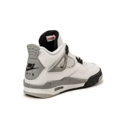 Jordan Sneakers Montantes|Sneakers En Cuir*Nike Air 4 Retro *White Cement* *GS* Summit White / Fire Red / Tech Grey / Black