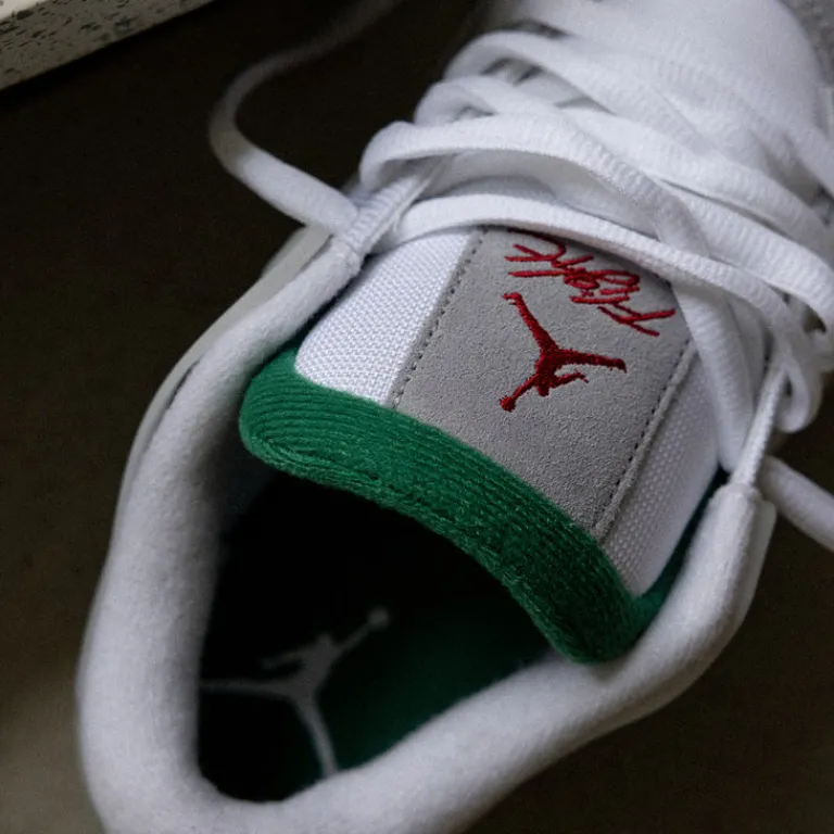 Jordan Sneakers Montantes|Sneakers Blancs*Nike Air 4 RM White / Pine Green / Neutral Grey / Wolf Grey