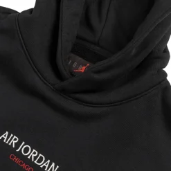 Nike Sweats À Capuche*Air Jordan Wordmark Chicago Fleece-Hoodie Black