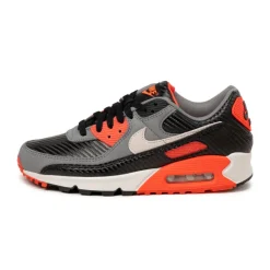 Nike Sneakers En Cuir|Chaussures De Running Retro*Air Max 90 PRM *Carbon Fibre* Black / Photon Dust / Cool Grey