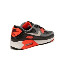 Nike Sneakers En Cuir|Chaussures De Running Retro*Air Max 90 PRM *Carbon Fibre* Black / Photon Dust / Cool Grey