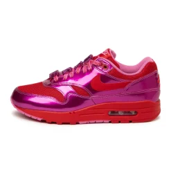 Nike Sneakers En Cuir|Chaussures De Running Retro*Air Max 1 PRM *Valentine´s Day* Playful Pink / University Red / Playful Pink