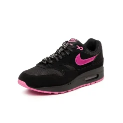 Nike Sneakers En Cuir|Chaussures De Running Retro*Air Max 1 PRM *Valentine´s Day* Black / Playful Pink / University Red