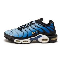 Nike Sneakers Végétaliens|Chaussures De Running Retro*Air Max Plus Black / Chamois / Sky Blue / Hypr Blue