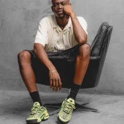 Nike Sneakers En Cuir|Chaussures De Running Retro*Air Max Plus Drift Light Lemon Twist / Black / Stadium Green
