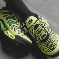 Nike Sneakers En Cuir|Chaussures De Running Retro*Air Max Plus Drift Light Lemon Twist / Black / Stadium Green