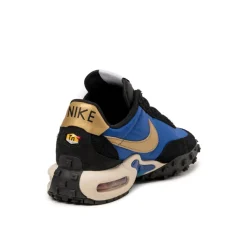 Nike Sneakers En Cuir|Chaussures De Running Retro*Air Max Waffle SP Hyper Blue / Metallic Gold / Black
