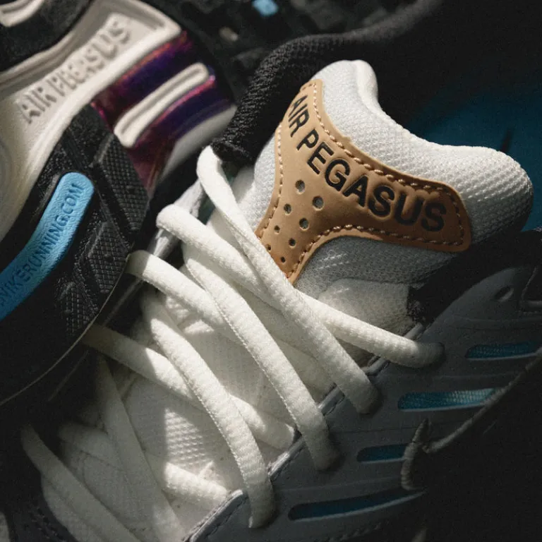 Nike Sneakers En Cuir|Chaussures De Running Retro*Air Pegasus 2005 Sail / Anthracite / Phantom / Aquarius Blue