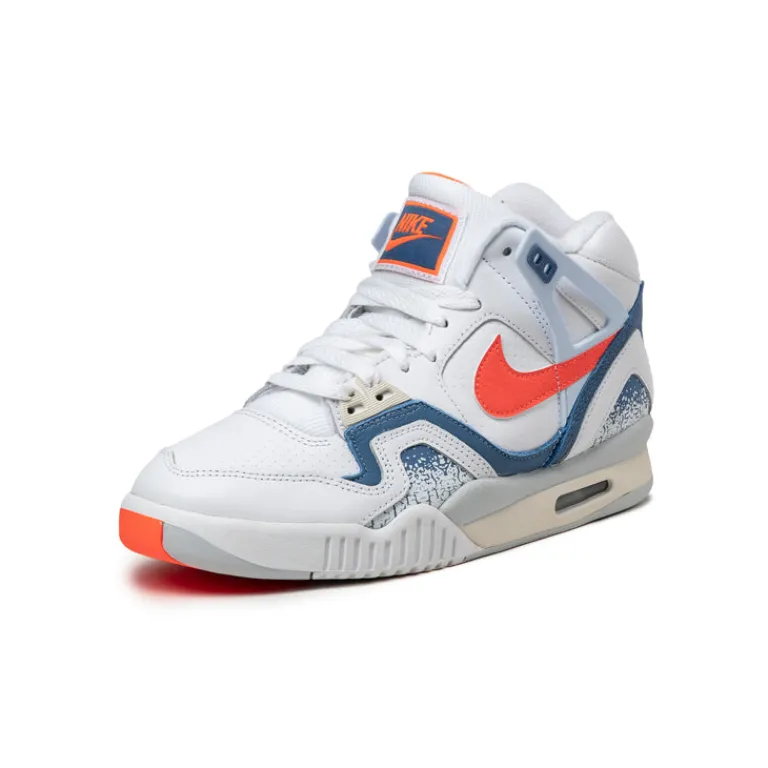 Nike Sneakers Montantes|Sneakers En Cuir*Air Tech Challenge 2 QS *Stone Blue* White / Tart / Stone Blue / Football Grey