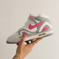 Nike Sneakers Montantes|Sneakers En Cuir*Air Tech Challenge 2 *Racer Pink* White / Racer Pink / Light Smoke Grey