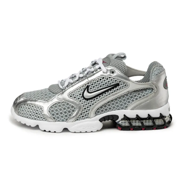 Nike Sneakers En Cuir*Air Zoom Spiridon Cage 2 Light Smoke Grey / Metallic Silver