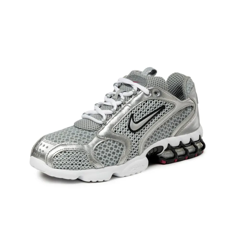 Nike Sneakers En Cuir*Air Zoom Spiridon Cage 2 Light Smoke Grey / Metallic Silver
